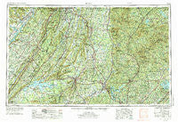 Rome Georgia Historical topographic map, 1:250000 scale, 1 X 2 Degree, Year 1958