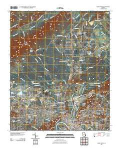 Rome North Georgia Historical topographic map, 1:24000 scale, 7.5 X 7.5 Minute, Year 2011