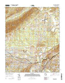 Rome North Georgia Current topographic map, 1:24000 scale, 7.5 X 7.5 Minute, Year 2014
