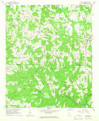 Roopville Georgia Historical topographic map, 1:24000 scale, 7.5 X 7.5 Minute, Year 1964