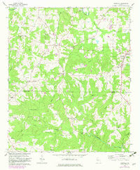 Roopville Georgia Historical topographic map, 1:24000 scale, 7.5 X 7.5 Minute, Year 1964