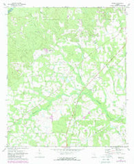 Roper Georgia Historical topographic map, 1:24000 scale, 7.5 X 7.5 Minute, Year 1971