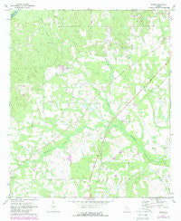 Roper Georgia Historical topographic map, 1:24000 scale, 7.5 X 7.5 Minute, Year 1971