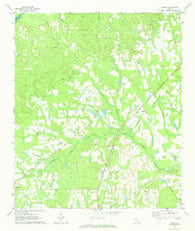 Roper Georgia Historical topographic map, 1:24000 scale, 7.5 X 7.5 Minute, Year 1971