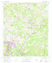 Roswell Georgia Historical topographic map, 1:24000 scale, 7.5 X 7.5 Minute, Year 1956