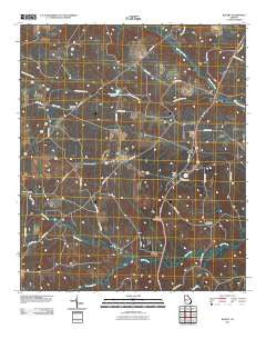 Rupert Georgia Historical topographic map, 1:24000 scale, 7.5 X 7.5 Minute, Year 2011