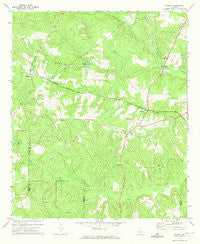 Rupert Georgia Historical topographic map, 1:24000 scale, 7.5 X 7.5 Minute, Year 1971