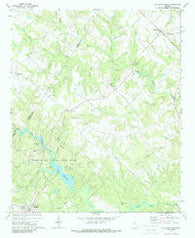 Rutledge North Georgia Historical topographic map, 1:24000 scale, 7.5 X 7.5 Minute, Year 1971