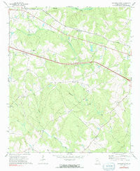 Rutledge South Georgia Historical topographic map, 1:24000 scale, 7.5 X 7.5 Minute, Year 1972