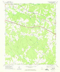 Rutledge South Georgia Historical topographic map, 1:24000 scale, 7.5 X 7.5 Minute, Year 1972