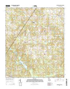 Rutledge North Georgia Current topographic map, 1:24000 scale, 7.5 X 7.5 Minute, Year 2014