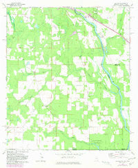 Saffold Georgia Historical topographic map, 1:24000 scale, 7.5 X 7.5 Minute, Year 1970