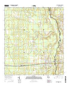 Saint George Georgia Current topographic map, 1:24000 scale, 7.5 X 7.5 Minute, Year 2014