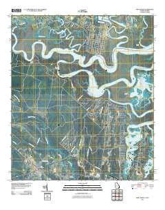 Saint Marys Georgia Historical topographic map, 1:24000 scale, 7.5 X 7.5 Minute, Year 2011