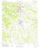 Sandersville Georgia Historical topographic map, 1:24000 scale, 7.5 X 7.5 Minute, Year 1962