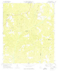 Sanford Georgia Historical topographic map, 1:24000 scale, 7.5 X 7.5 Minute, Year 1972