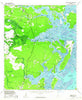 Sapelo River Georgia Historical topographic map, 1:62500 scale, 15 X 15 Minute, Year 1943