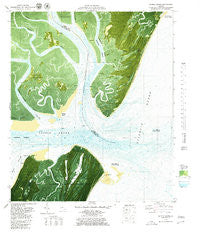 Sapelo Sound Georgia Historical topographic map, 1:24000 scale, 7.5 X 7.5 Minute, Year 1979