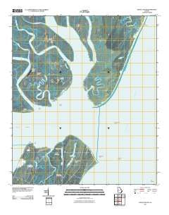 Sapelo Sound Georgia Historical topographic map, 1:24000 scale, 7.5 X 7.5 Minute, Year 2011