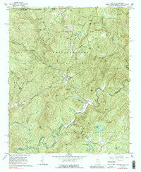 Satolah Georgia Historical topographic map, 1:24000 scale, 7.5 X 7.5 Minute, Year 1961