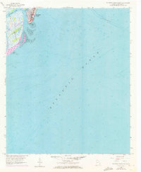 Savannah Beach South Georgia Historical topographic map, 1:24000 scale, 7.5 X 7.5 Minute, Year 1957