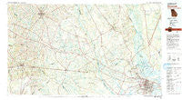 Savannah Georgia Historical topographic map, 1:100000 scale, 30 X 60 Minute, Year 1981
