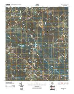 Scotland Georgia Historical topographic map, 1:24000 scale, 7.5 X 7.5 Minute, Year 2011