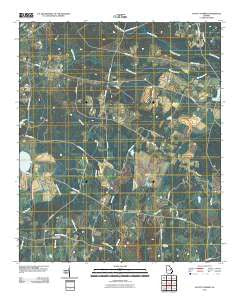 Scotts Corner Georgia Historical topographic map, 1:24000 scale, 7.5 X 7.5 Minute, Year 2011