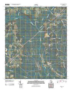 Screven Georgia Historical topographic map, 1:24000 scale, 7.5 X 7.5 Minute, Year 2011