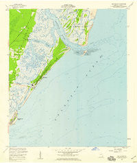 Sea Island Georgia Historical topographic map, 1:24000 scale, 7.5 X 7.5 Minute, Year 1955