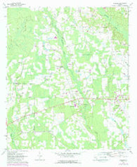 Sessoms Georgia Historical topographic map, 1:24000 scale, 7.5 X 7.5 Minute, Year 1971