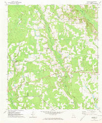 Sessoms Georgia Historical topographic map, 1:24000 scale, 7.5 X 7.5 Minute, Year 1971