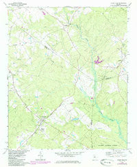 Shady Dale Georgia Historical topographic map, 1:24000 scale, 7.5 X 7.5 Minute, Year 1972