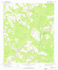 Shady Dale Georgia Historical topographic map, 1:24000 scale, 7.5 X 7.5 Minute, Year 1972