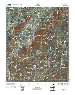 Shannon Georgia Historical topographic map, 1:24000 scale, 7.5 X 7.5 Minute, Year 2011