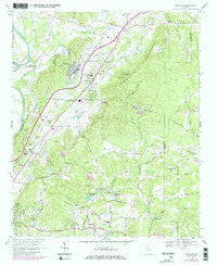 Shannon Georgia Historical topographic map, 1:24000 scale, 7.5 X 7.5 Minute, Year 1968