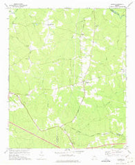 Sharon Georgia Historical topographic map, 1:24000 scale, 7.5 X 7.5 Minute, Year 1972