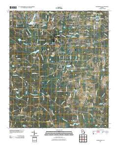 Sharpsburg Georgia Historical topographic map, 1:24000 scale, 7.5 X 7.5 Minute, Year 2011
