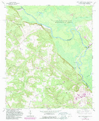 Shell Bluff Landing Georgia Historical topographic map, 1:24000 scale, 7.5 X 7.5 Minute, Year 1965