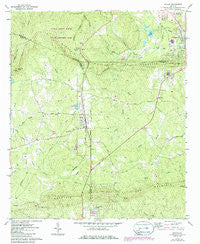 Shiloh Georgia Historical topographic map, 1:24000 scale, 7.5 X 7.5 Minute, Year 1971