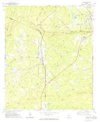 Shiloh Georgia Historical topographic map, 1:24000 scale, 7.5 X 7.5 Minute, Year 1971