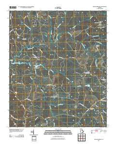 Shoulderbone Georgia Historical topographic map, 1:24000 scale, 7.5 X 7.5 Minute, Year 2011