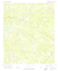 Shoulderbone Georgia Historical topographic map, 1:24000 scale, 7.5 X 7.5 Minute, Year 1972