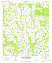 Sigsbee Georgia Historical topographic map, 1:24000 scale, 7.5 X 7.5 Minute, Year 1974