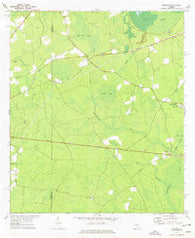 Sirmans Georgia Historical topographic map, 1:24000 scale, 7.5 X 7.5 Minute, Year 1972