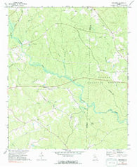 Smithboro Georgia Historical topographic map, 1:24000 scale, 7.5 X 7.5 Minute, Year 1972