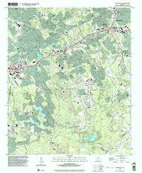 Snellville Georgia Historical topographic map, 1:24000 scale, 7.5 X 7.5 Minute, Year 1999