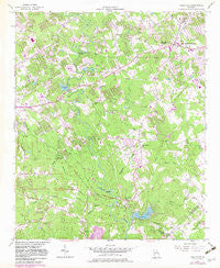 Snellville Georgia Historical topographic map, 1:24000 scale, 7.5 X 7.5 Minute, Year 1956