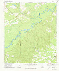 Snipesville Georgia Historical topographic map, 1:24000 scale, 7.5 X 7.5 Minute, Year 1971