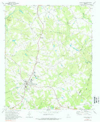 Social Circle Georgia Historical topographic map, 1:24000 scale, 7.5 X 7.5 Minute, Year 1971